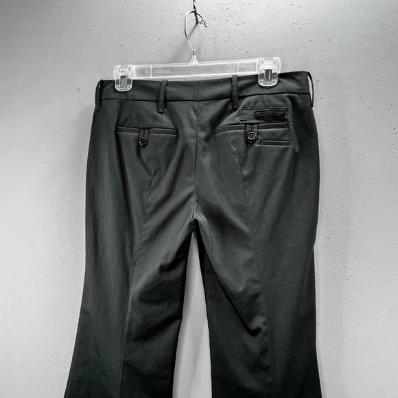 Prada Wide Leg Pants Forest Green size 40 US 4 Women 30 in Waist Trouser Dark - Picture 5 of 8